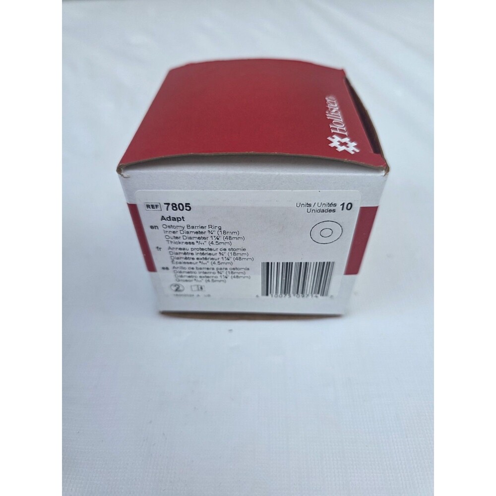 Hollister 7805 Adapt Barrier Rings 2" Ostomy Colostomy Supplies Box of 10 NEW